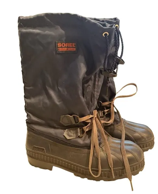 Sorel Snow Boots Size 6 Navy Blue Winter Duck Boots