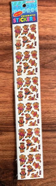 Noteworthy Vintage Prismatic Stickers Ballerina Bears ED2204
