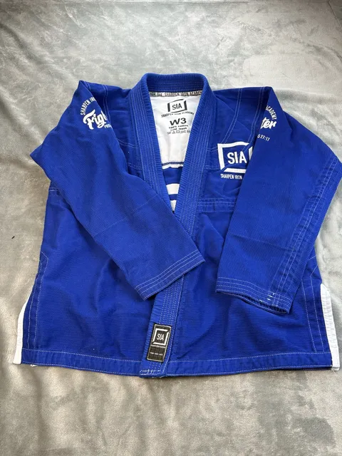 SIA Sharpen Iron Academy BJJ Gi Blue W3 Jacket W2L Fuji Pants Jiu Jitsu Uniform