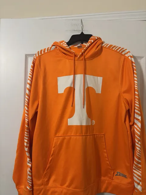 Zubaz Tennessee Volunteers Hoodie Size XL Orange White