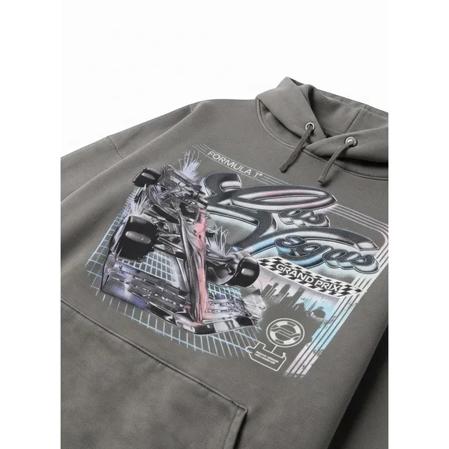 Formula 1 Las Vegas Grand Prix Graphic Hoodie Vintage Grey