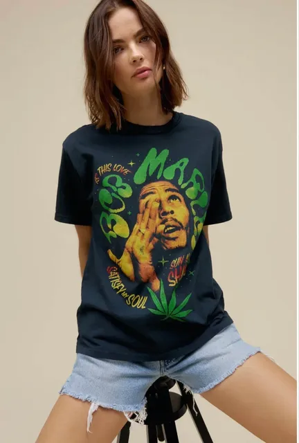 Daydreamer Bob Marley This Is Love Weekend Tee Black