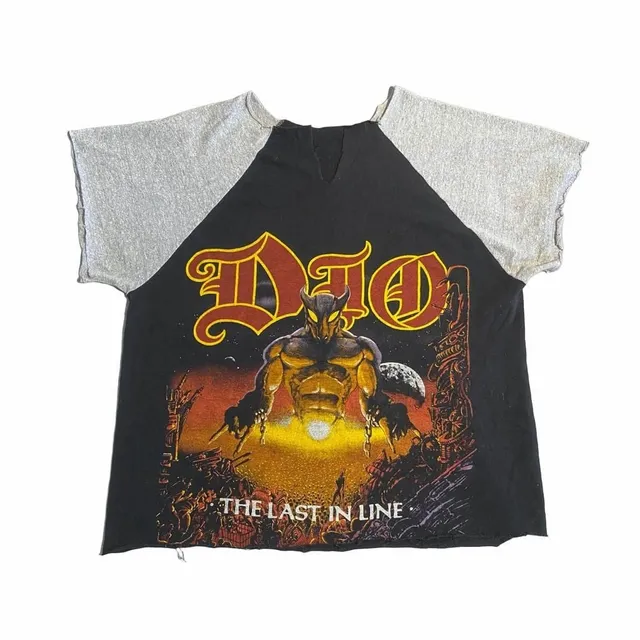 Dio The Last In Line Tour Vintage 1984 Raglan T-Shirt Concert Tee