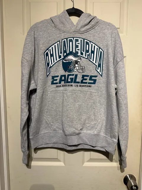 Ultra Game NFL Philadelphia Eagles 2024 Season Hoodie Sweatshirt Medium