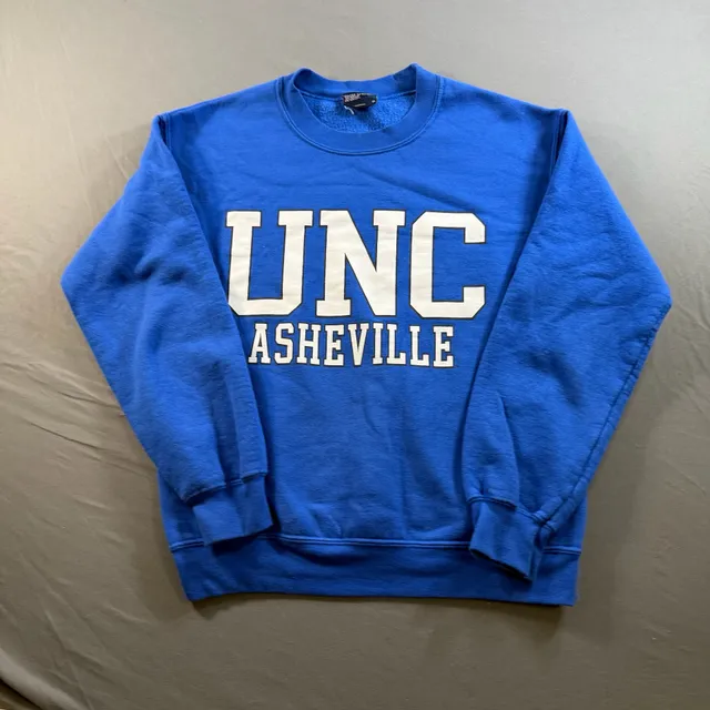 UNC Asheville Bulldogs MV Sport Crewneck Sweatshirt Royal Blue Small