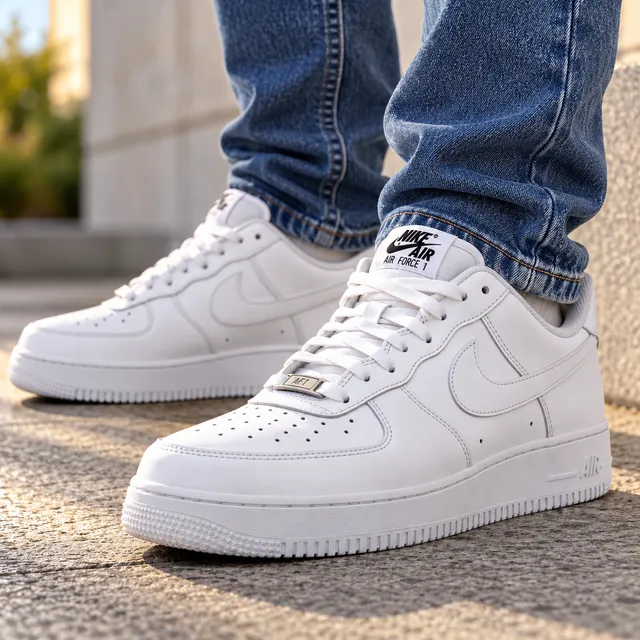 Nike Air Force 1 Low FlyEase Size 10 White Sneakers FD1146-100