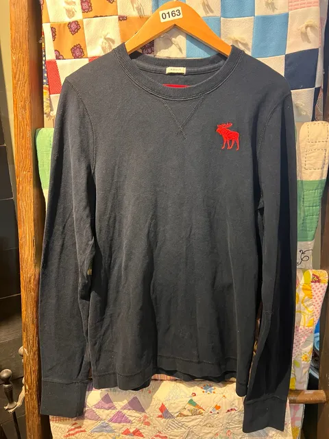 Y2K Abercrombie & Fitch Muscle Long Sleeve Tee Size L