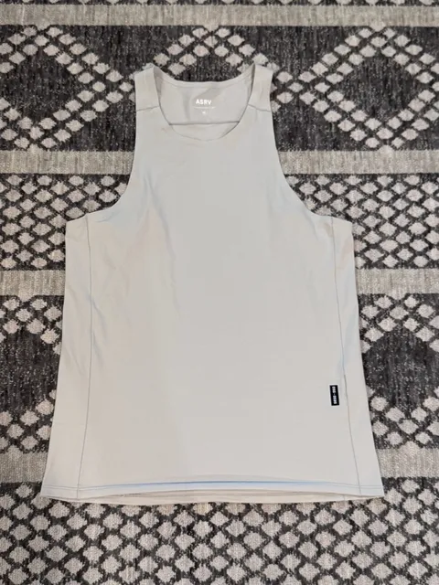 ASRV Tank Top Size M Gray Training Athletic Singlet