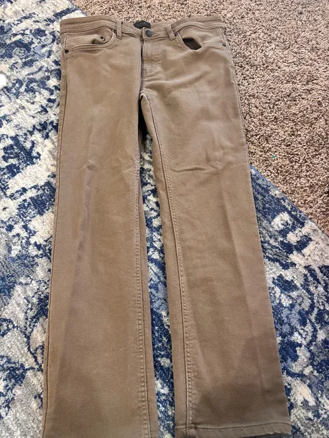 Jachs NY Slim Straight Pants 31x29 Brown