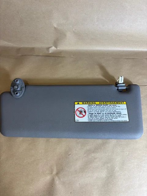 2005–2015 Toyota Tacoma Sun Visor Gray Driver Left LH OEM