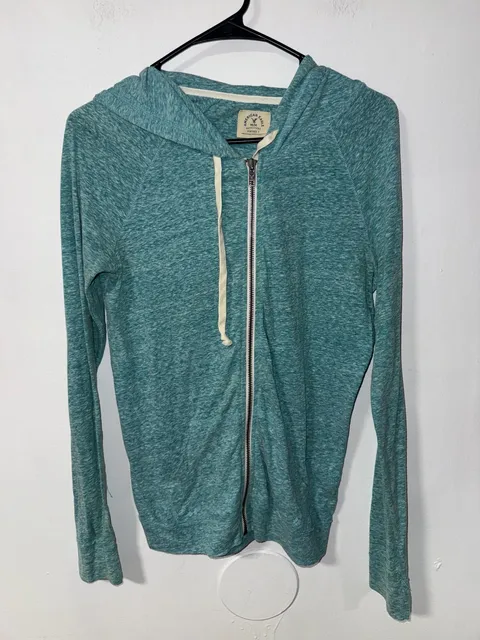 American Eagle Zip Up Hoodie Size M Teal