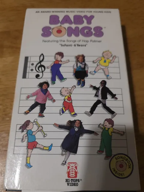 Baby Songs Hap Palmer VHS Children’s Music Video VTG 1989