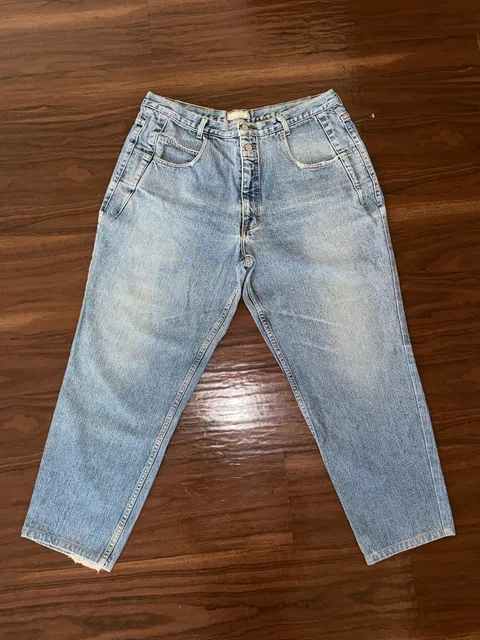 Guess Jeans Vintage Tapered Jeans 40x34 Blue Made in USA