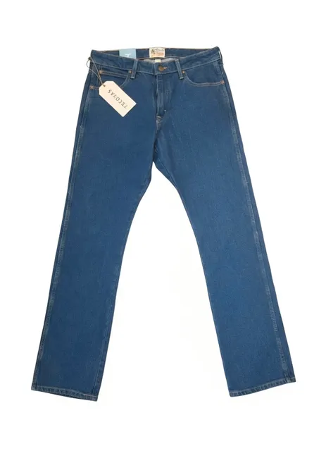 New Tecovas Slim Straight Heritage Denim Jeans Size 34x34 Medium Blue