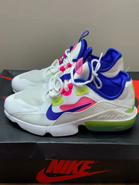 7W/5.5Y Nike Air Max Infinity 2 AMD White Indigo Burst