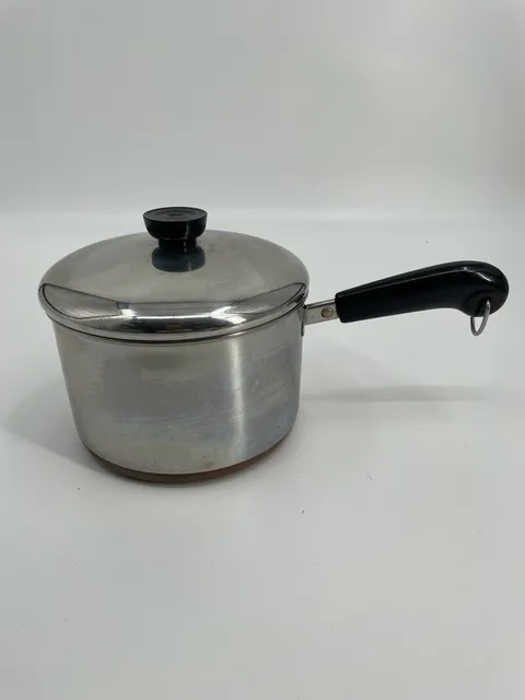 Revere Ware 3 Qt Stainless Steel Copper Bottom Saucepan