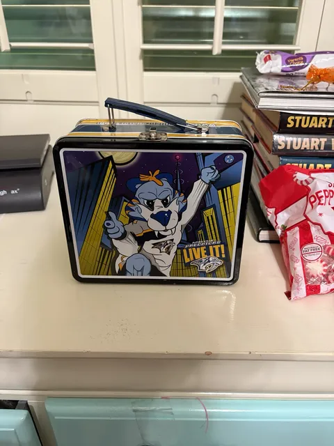 Nashville Predators NHL Metal Tin Lunch Box