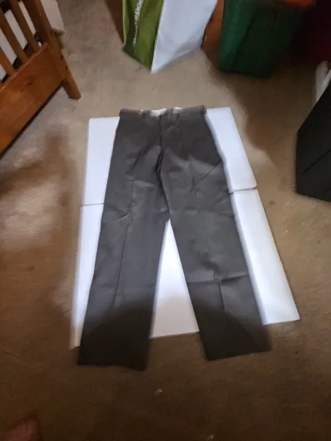 Timber Creek by Wrangler Pants 36x32 Gray Cotton Casual Chinos