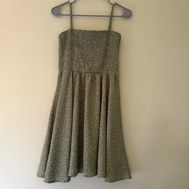 SHEIN Polka Dot Smocked Cami Dress Size XS
