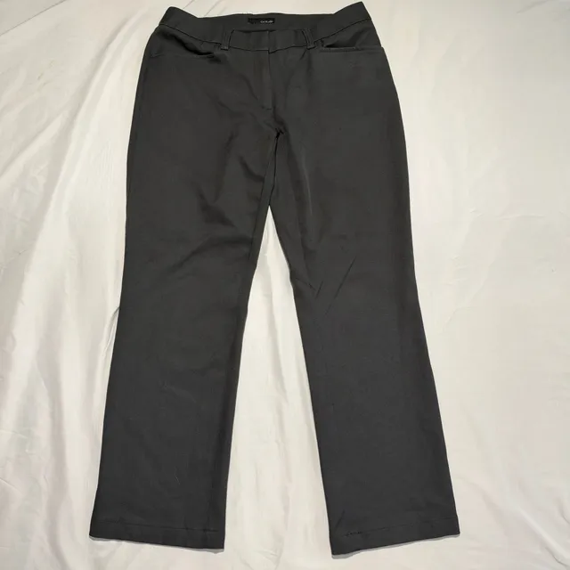 oobe Dress Pants Size 6x29 Charcoal Gray Polyester