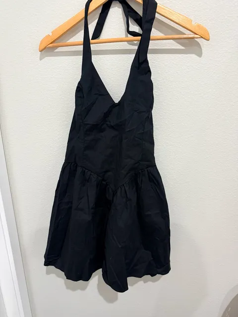 Wild Fable Halter Dress Size S Black