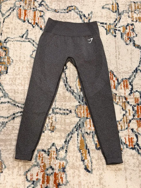 Gymshark Vital Seamless 2.0 Leggings Size M Charcoal Grey Marl