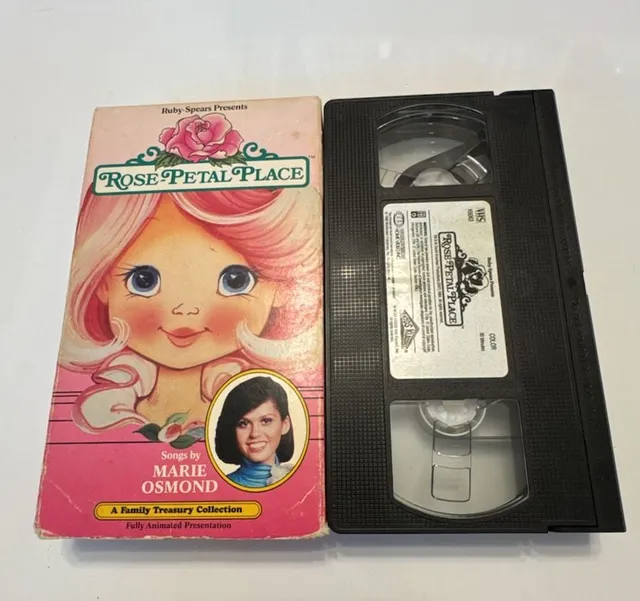 Rose Petal Place VHS Songs by Marie Osmond Ruby-Spears