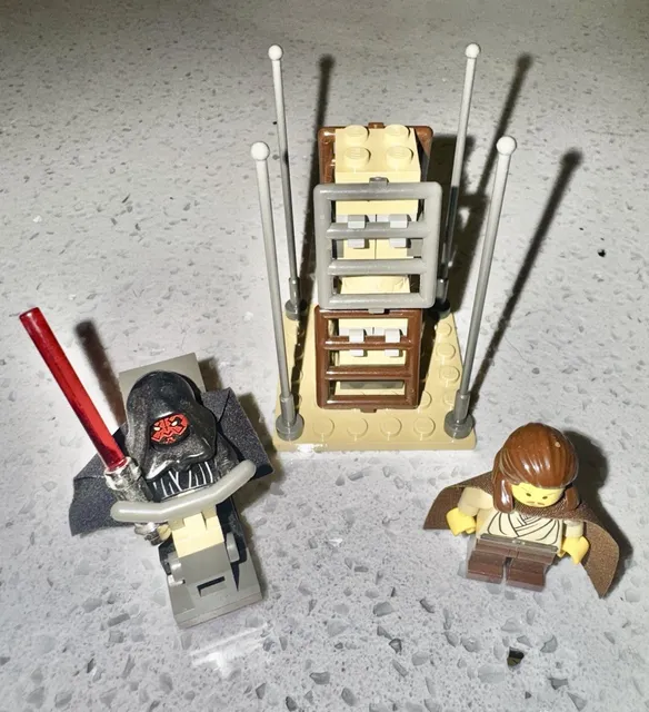 Star Wars Lego 7101 Qui-Gon vs Darth Maul Lightsaber Duel (1999) NO Box/Manual