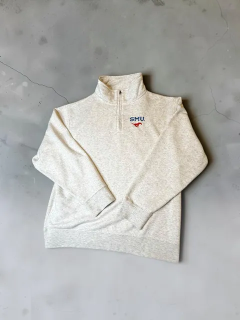 SMU Mustangs Half Zip Size XL