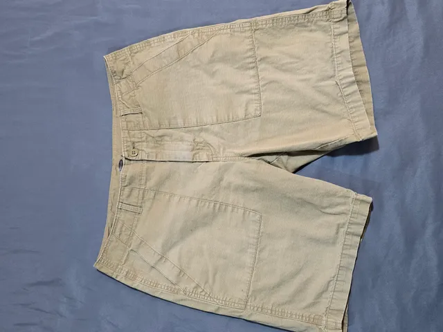 Old Navy Cargo Shorts Size 34 Khaki Ripstop Cotton