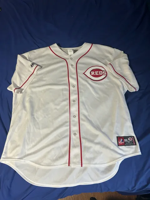 Vintage Majestic Cincinnati Reds Baseball Jersey Size XL White