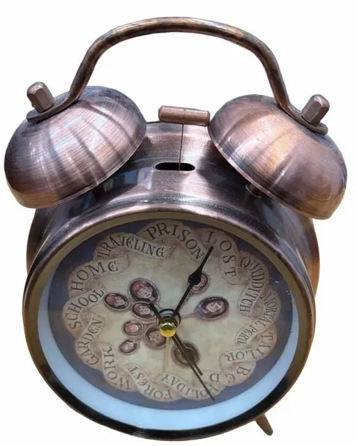Harry Potter Decorative Alarm Clock Copper Tone