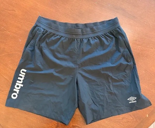 Umbro Athletic Shorts Size XXL Black Workout Gym Soccer Training