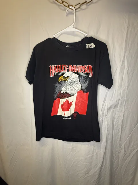 Harley-Davidson Niagara Falls Canada T-Shirt Size SM Black