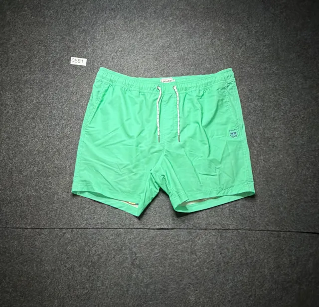 Partypants Swim Trunks Size XL Green Volley Beach Shorts