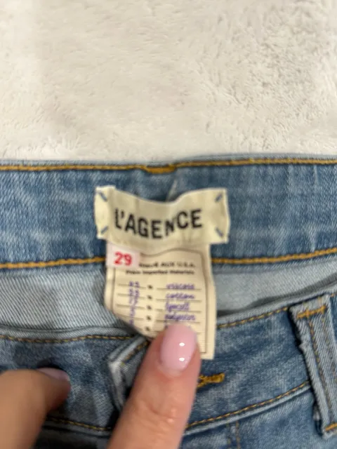 L'Agence Skinny Jeans Size 29 Blue Denim