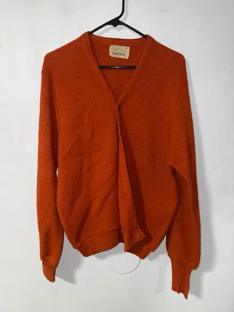 Robert Bruce Arnold Palmer Cardigan Sweater Size M