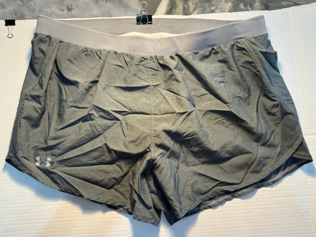 Under Armour HeatGear Shorts Size XL Gray Running