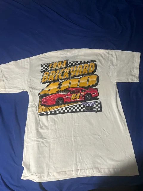 Vintage Logo 7 Nascar 1994 Brickyard 400 Shirt Size L