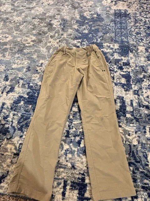 Under Armour Pants YSM Khaki Boys Golf Casual