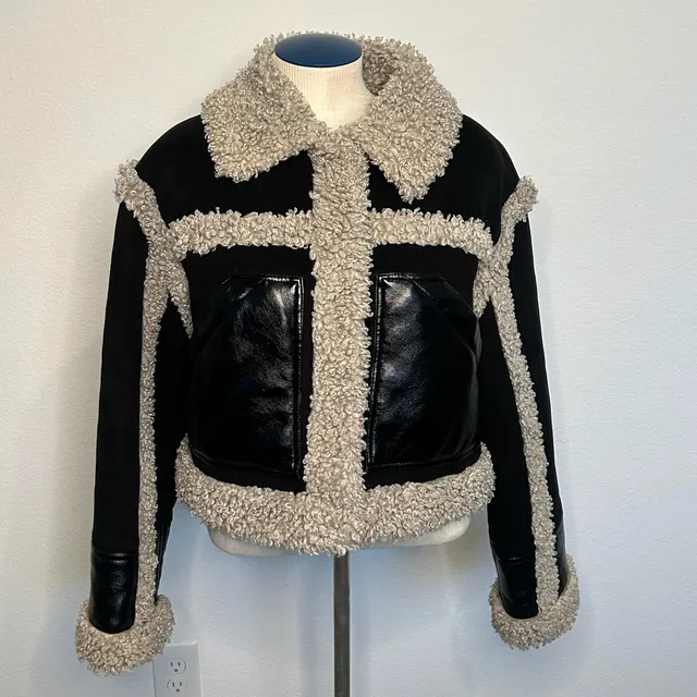 STAND STUDIO Faux Fur Jacket - Black Jackets, Clothing ...
