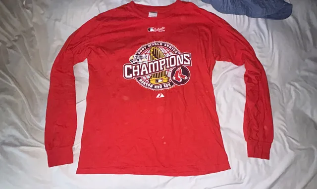 Majestic Boston Red Sox 2007 World Series Champions Long Sleeve T-Shirt