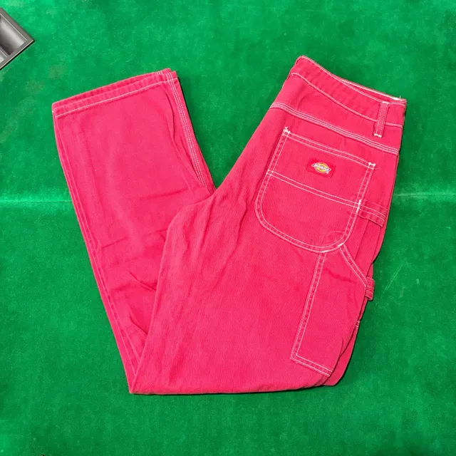 Dickies Carpenter Pants Size 7/28 Red Cotton Utility