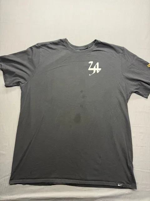 Nike Kobe Bryant 24 Five Rings Snake Shirt Medium Black Mamba Lakers