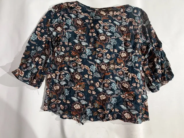 Papermoon Floral Long Sleeve Blouse Size S