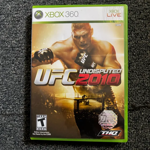 THQ UFC Undisputed 2010 Xbox 360 Video Game Complete