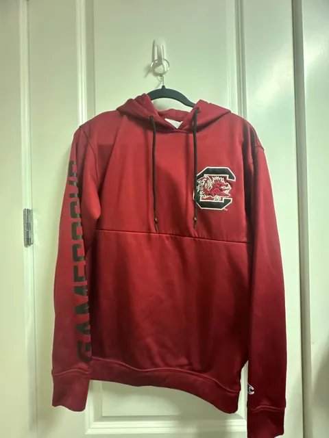 Men’s Champion South Carolina Gamecocks Hoodie Size S Red Pullover