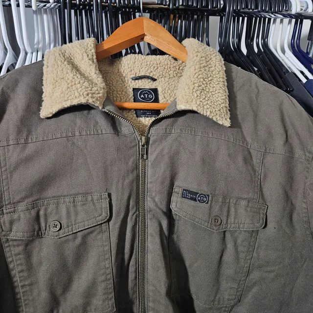 ATG Sherpa Lined Canvas Jacket Size XLT