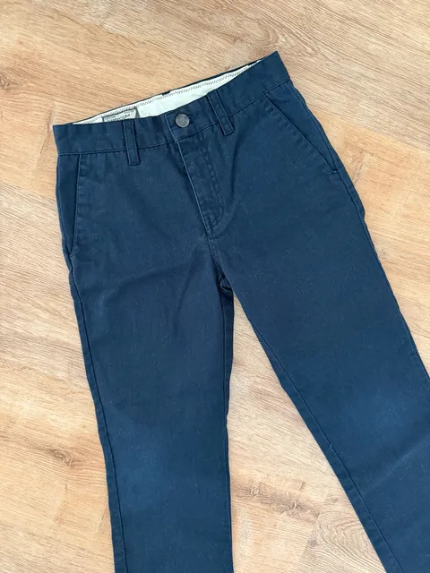 Volcom Chino Pants Size 22/8 Slim Blue Cotton