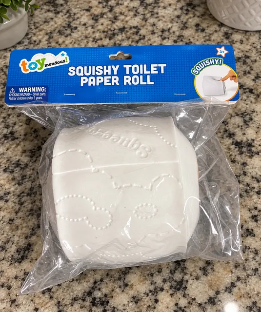 Toymendous Squishy Toilet Paper Roll New